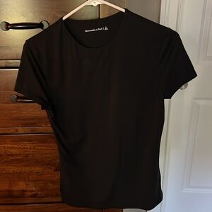 Soft Seamless T-shirt black small Abercrombie & Fitch